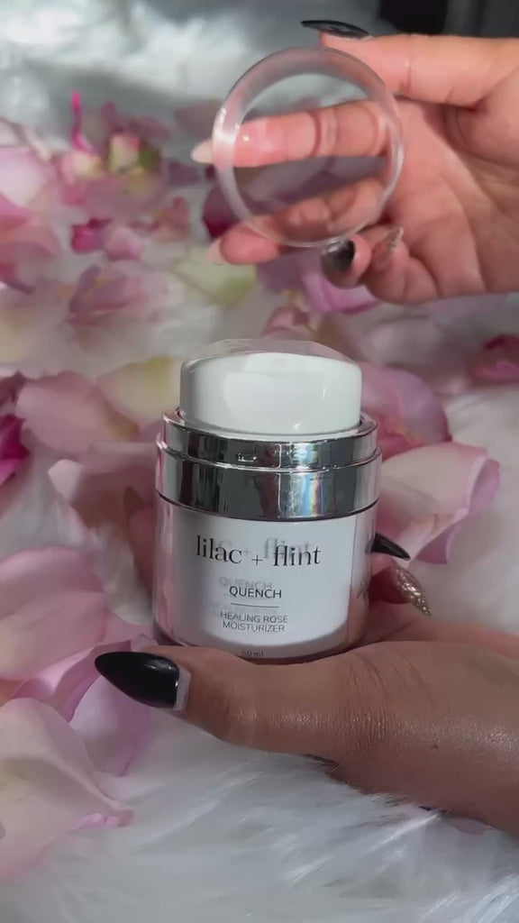 Lilac + Flint's Quench Healing Rose Moisturizer 